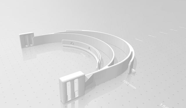 Protective face shield- RC2/3 changed 3D model thumbnail