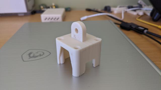 Ender 3 V2 X-Axis Articulating Arm Mount 3D model thumbnail
