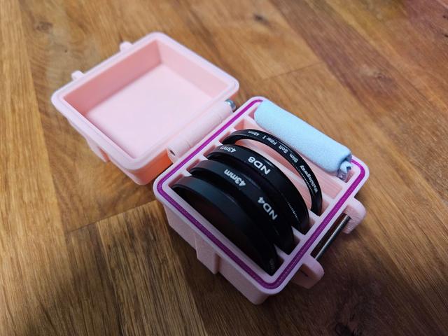 43mm Lens Filter Rugged Box 3D model thumbnail