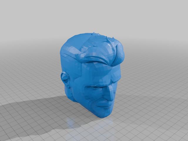 omni-man fortnite head 3D model thumbnail