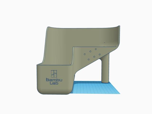 Bambu Lab X1 Carbon Shute 3D model thumbnail