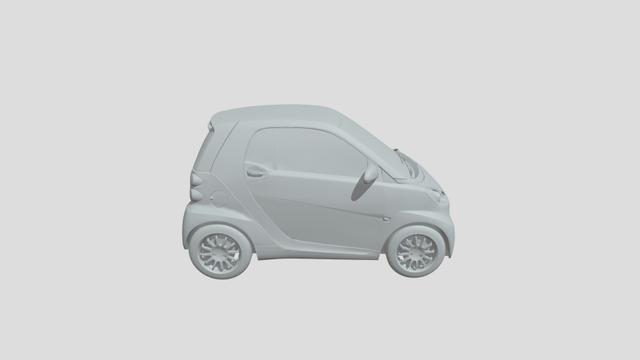 Smart Fortwo W451 2011 scale1-75 for 3D-printing 3D model thumbnail