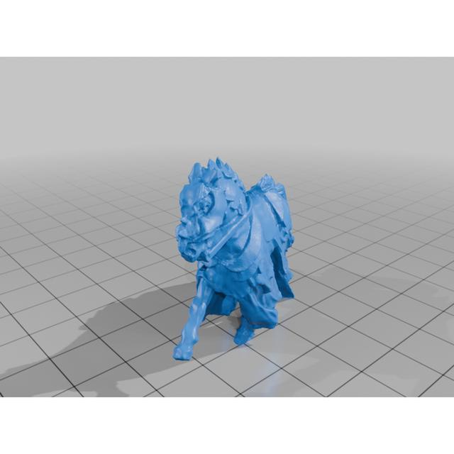 Wicked Men of Darkness Cavalry 3D model thumbnail