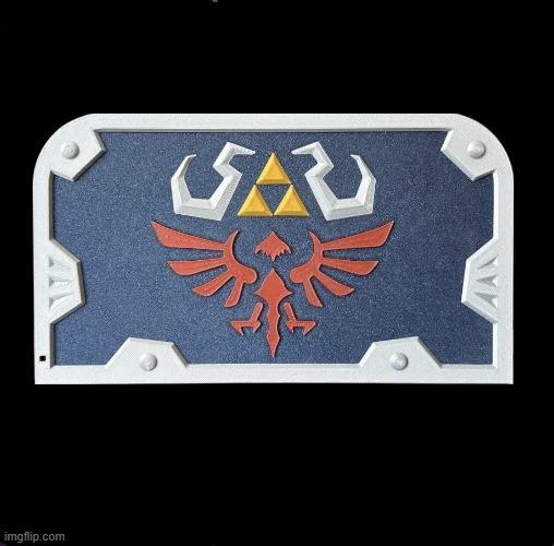 Hylian Shield Switch 2 Cover 3D model thumbnail