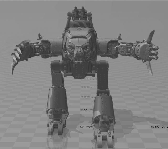 Werewolf Titan - Heroic WH40k 3D model thumbnail