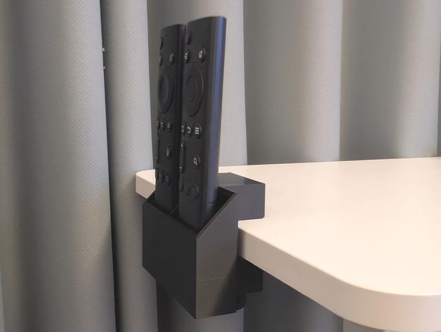 Clamping Remote Control Holder 3D model thumbnail