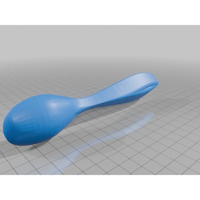 Childs Spoon 3D model thumbnail