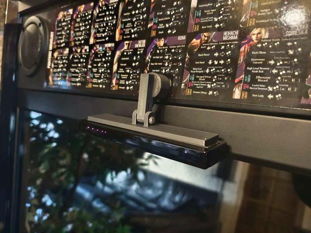 AimTrak IR Bar Mount for Chewlix / Vewlix Arcade Cabinet (Adjustable Angle) 3D model thumbnail