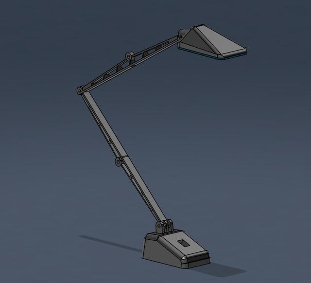 TEKNA Modern Desk Lamp. Jurassic Park  3D model thumbnail