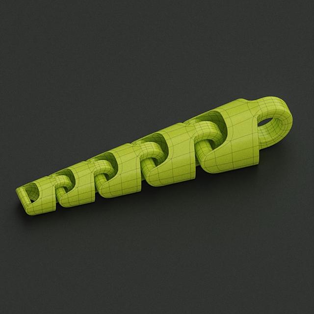 Articulated/Flexi-toy Links 3D model thumbnail