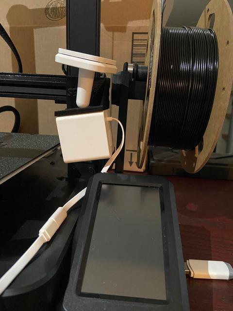 Wyze OG X-Axis mount for Ender 3 V3 KE 3D model thumbnail