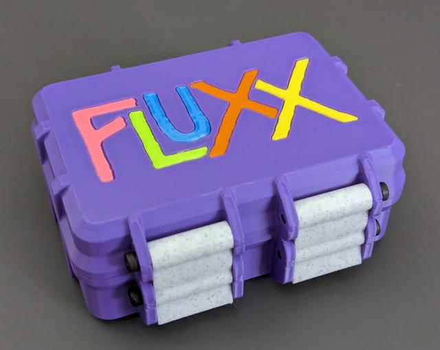 Fluxx Card Game Lid for UNO Card Box 3D model thumbnail