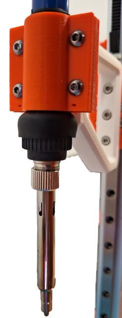 Heat Insert Press (mgn9c remix) - soldering iron bracket remix 3D model thumbnail