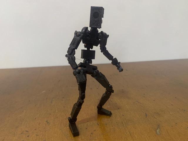 articulated dude 3D model thumbnail