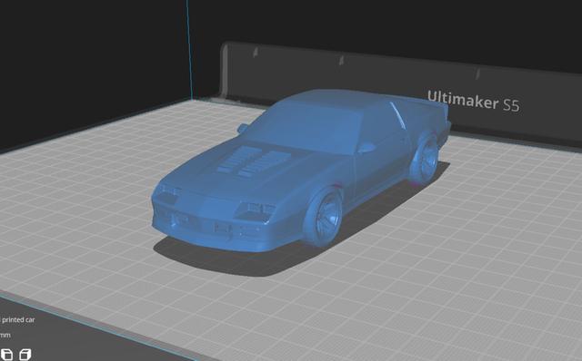 Low Poly Camaro 1990 STL | Beginner 3D Print Car Model File 3D model thumbnail