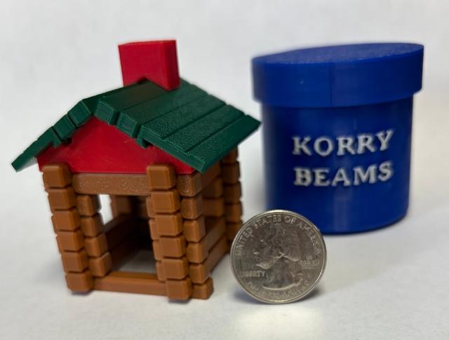 Korry Beams Set 3D model thumbnail
