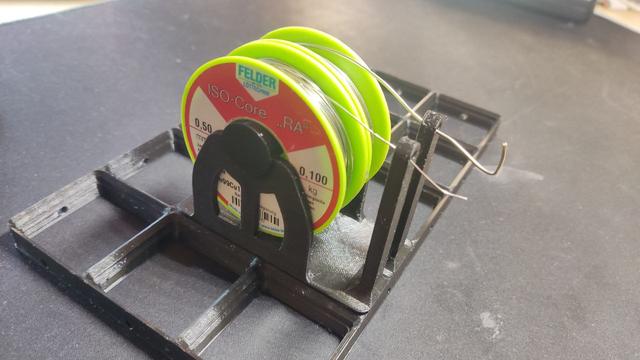 Gridfinity 1x2 solder roll holder 3D model thumbnail