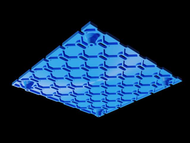 Midweight (fixed) SKÅDIS Board 3D model thumbnail