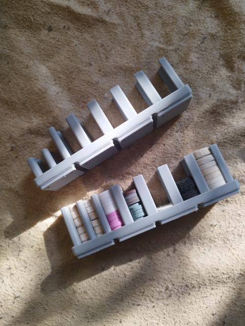 Dremel cut off wheel holder for Gridfinity 3D model thumbnail