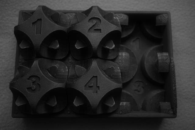 CubeRoll Puzzle – 1-5 Cube Mechanical Brain Teaser 3D model thumbnail
