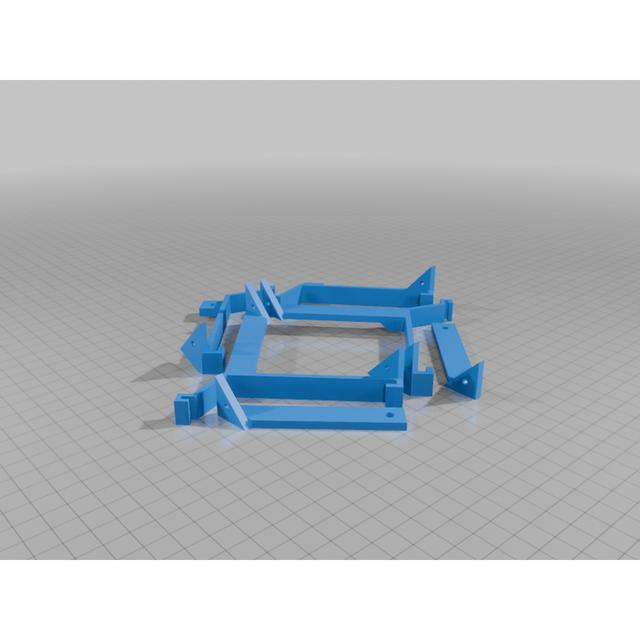 Rv fan holder 3D model thumbnail