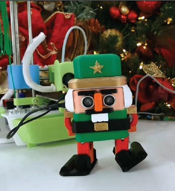 Otto DIY Nutcracker robot 3D model thumbnail