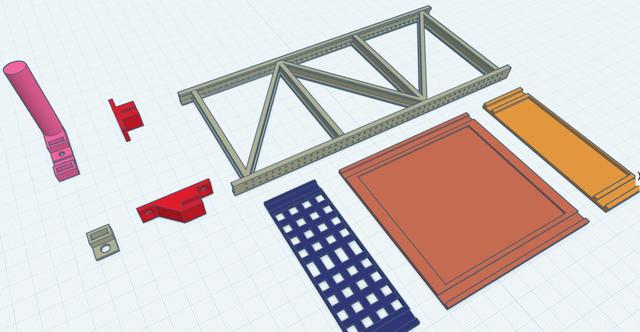 fixing points for pallet rack 1/14  3D model thumbnail