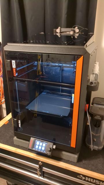 MMU3 CORE One mod with sleek hinged top cover 3D model thumbnail