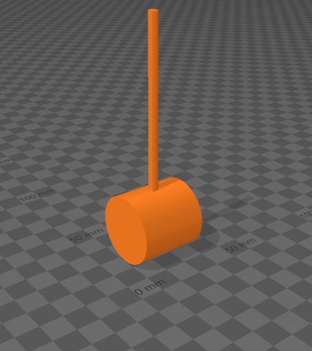 Mallet for Dummy 13 3D model thumbnail