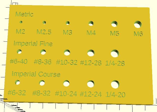 Thread Guage Block 3D model thumbnail