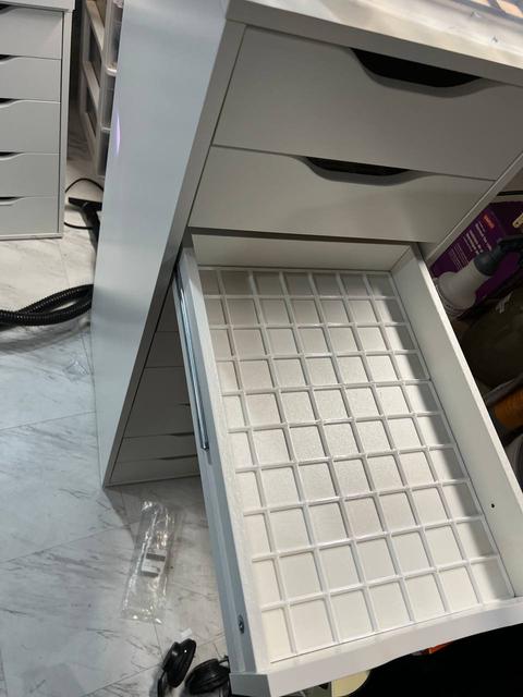 Gridfinity Base for 9 Drawer Ikea Alex 3D model thumbnail