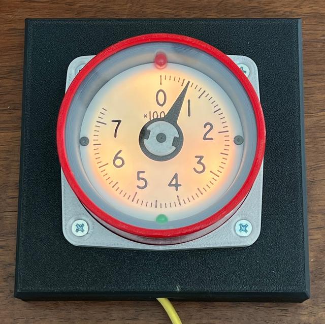 Gauge inspired by a Selsyn indicator in Chernobyl block 3 3D model thumbnail