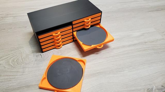 5 inch sandpaper drawer storage 3D model thumbnail