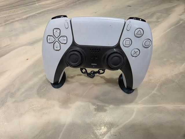 PS5 Controller Stand With Cool Chains 3D model thumbnail
