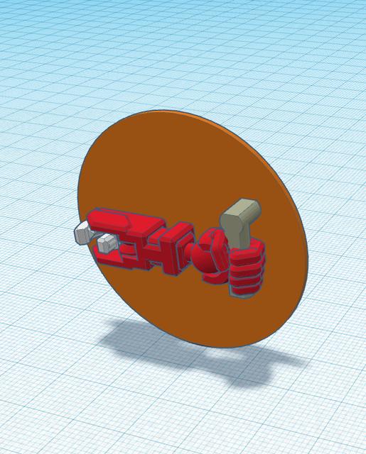 DUMMY 13 - Shield 3D model thumbnail