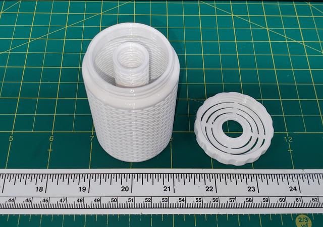 Silica Gel Container with Full Core 3D model thumbnail