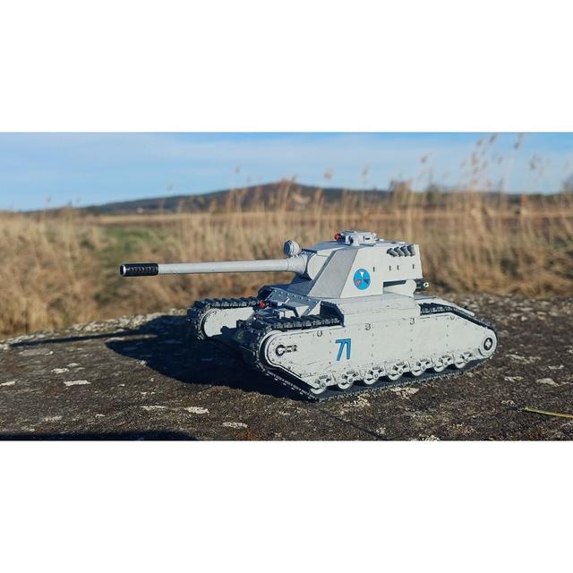 Eber warhammer-style tank 3D model thumbnail