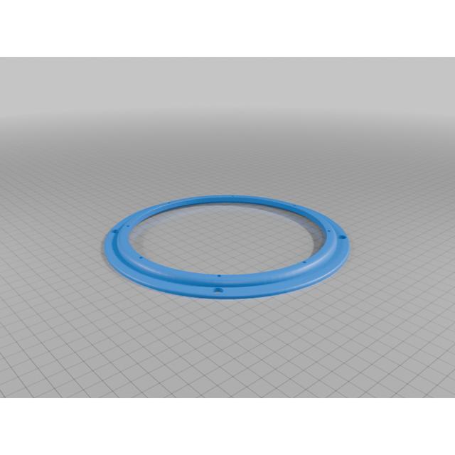 2015-2019 Hyundai Sonata Door Speaker Adapter – 6.5” Speaker Mount 3D model thumbnail