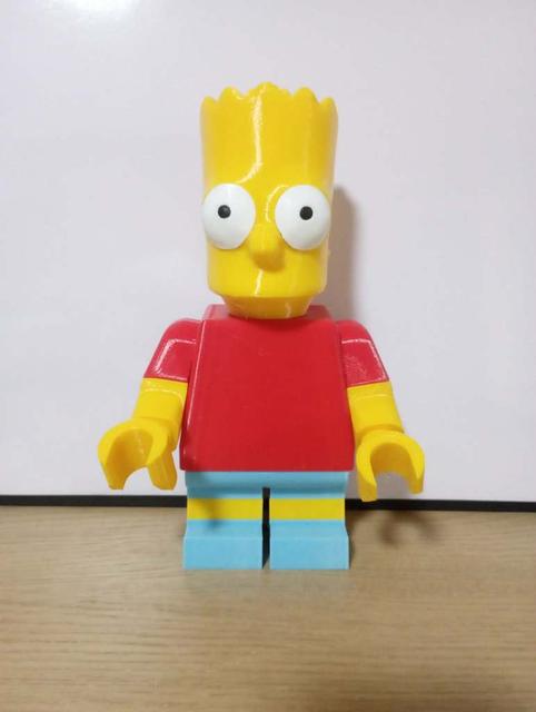 Bart Simpson Giant Minifig 3D model thumbnail