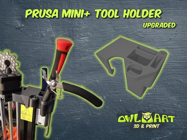 Prusa MINI Tool Holder Upgrade 3D model thumbnail