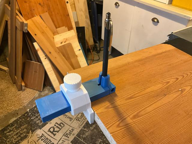 Remix Solid Woodworking Markin Gauge for Mechanical Pencil 3D model thumbnail