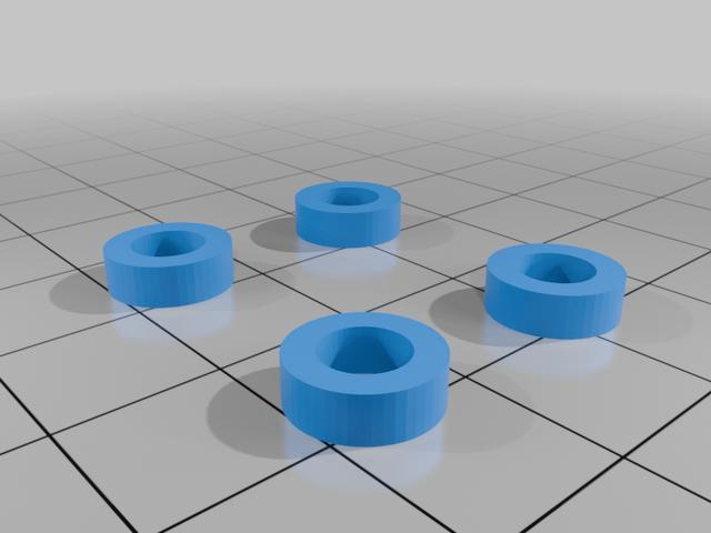 Nintendo Wii heatsink spacer replacements 3D model thumbnail