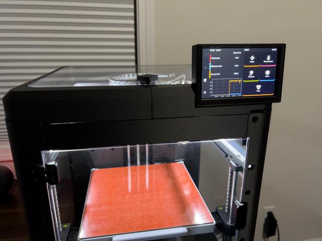 Flashforge AD5M Mini Top with BTT Touch 5 v1.2 Mount 3D model thumbnail