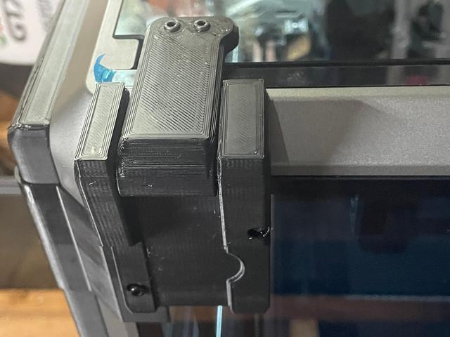 Print In Place K1 Max 270° Door Hinges w/Door Latch 3D model thumbnail