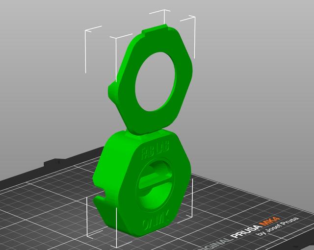 Portable Cable Winder OAMK/FABLAB 3D model thumbnail