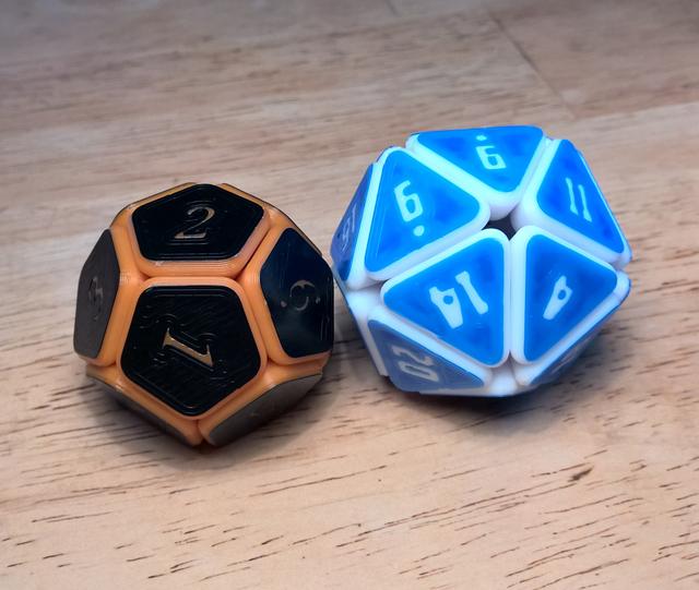 Squishy Fidget D12 3D model thumbnail