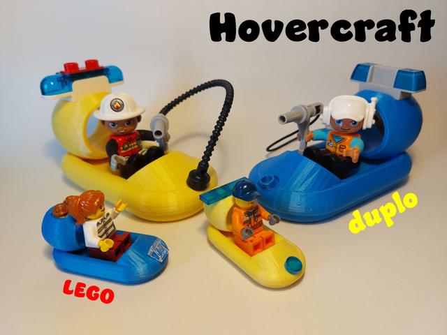 Lego & Duplo Hovercraft 3D model thumbnail