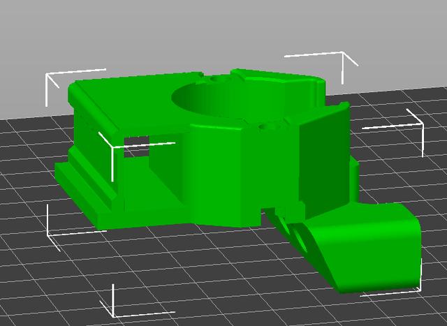28BYJ-48 & Knog LED Brace for Robak 3D model thumbnail