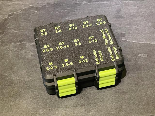 Screws Kit Storage Box for Bambu Lab A1/AMS lite 3D model thumbnail