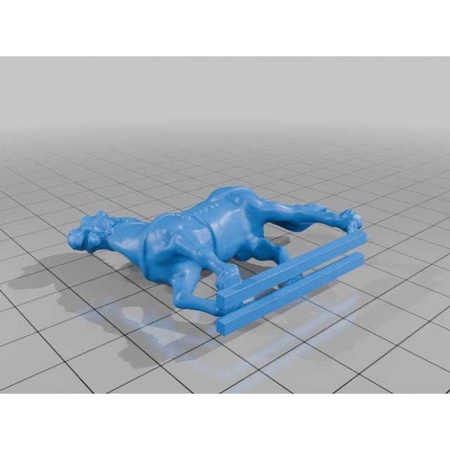Horses 3D model thumbnail